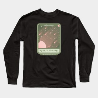 Official eegooblago meteorites "until next time... eyes to the sky!" Meteorite Long Sleeve T-Shirt